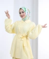 Yarasakol Düğmeli Takım 8705 Sarı