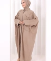 Yarasakol Elbise 7071 Vizon