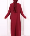 Yelekli Pantolon Takım 8012 Bordo