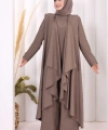 Yelekli Pantolon Takım 8012 Duman