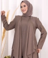 Yelekli Pantolon Takım 8012 Duman