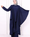 Yelekli Pantolon Takım 8012 Lacivert