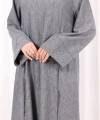 Yırtmaçlı Tunik Üçlü Takım 8035 Füme