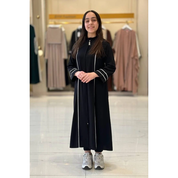 1201 Biyeli Çocuk Feracesi Siyah