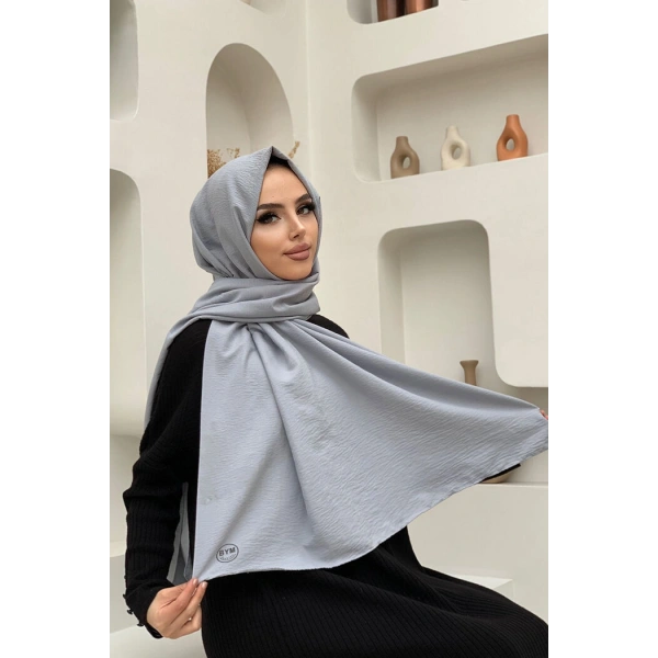 2051 Pamuk Caz Şal Gri