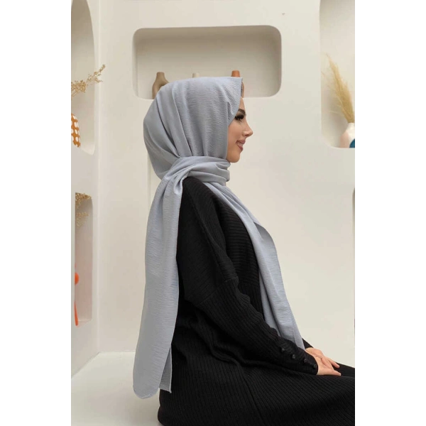 2051 Pamuk Caz Şal Gri