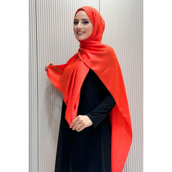 2070 Pamuk Bambu Şal Mercan
