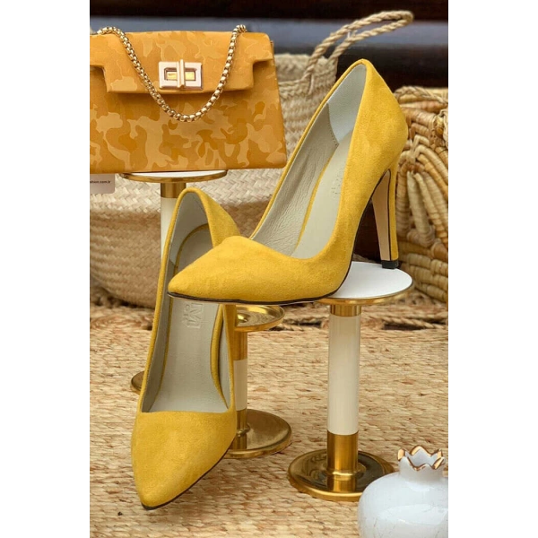 6538 Süet Stiletto Hardal