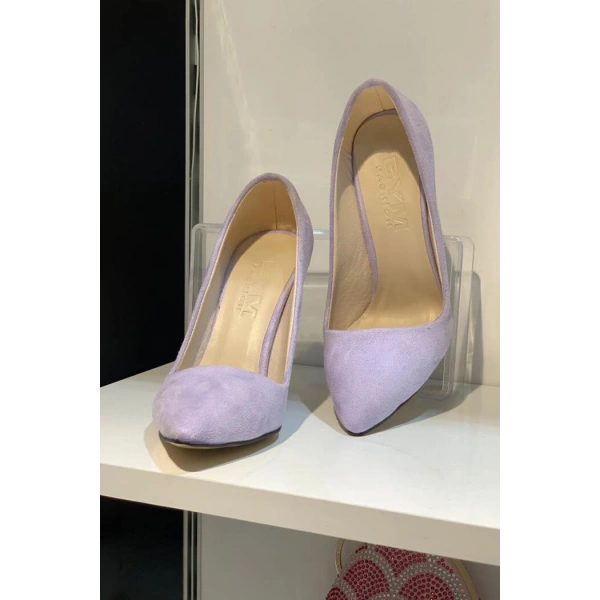 6538 Süet Stiletto Lila