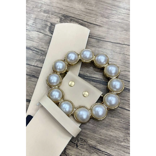 9010 Kalın İncili Kemer Taş
