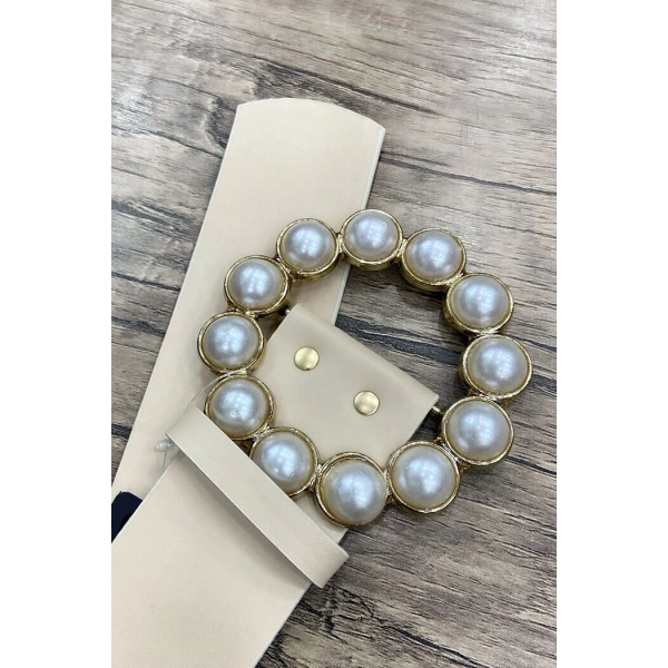 9010 Kalın İncili Kemer Taş