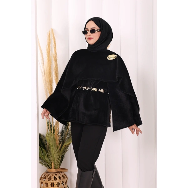 Atkı Detay Panço 70061 Siyah