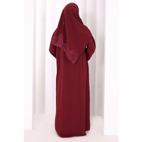 Dantelli Namaz Feracesi 6093 Mürdüm