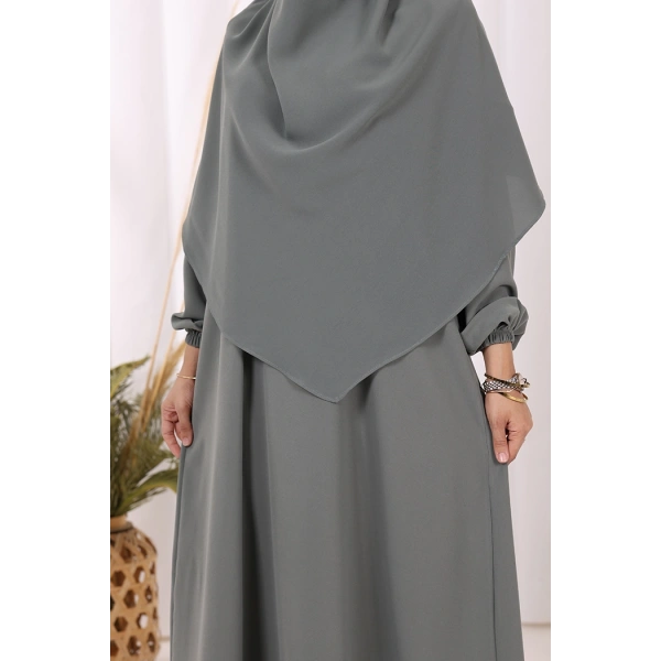 Dubai Sufleli Elbise Takım 6044 Mint