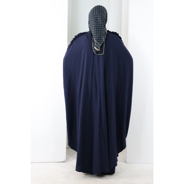 Fırfırlı Yarasakol Takım 8706 Lacivert