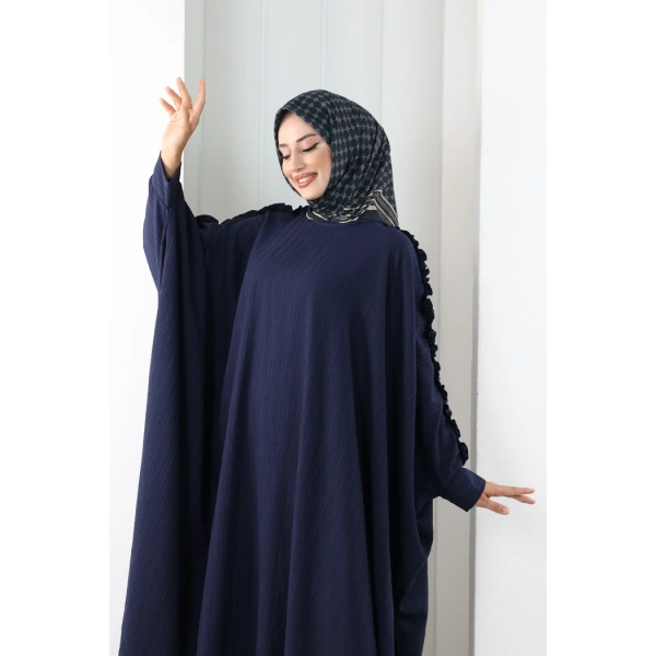 Fırfırlı Yarasakol Takım 8706 Lacivert