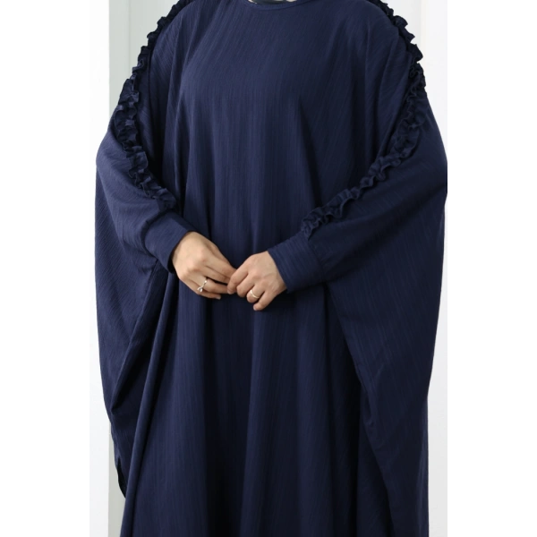 Fırfırlı Yarasakol Takım 8706 Lacivert