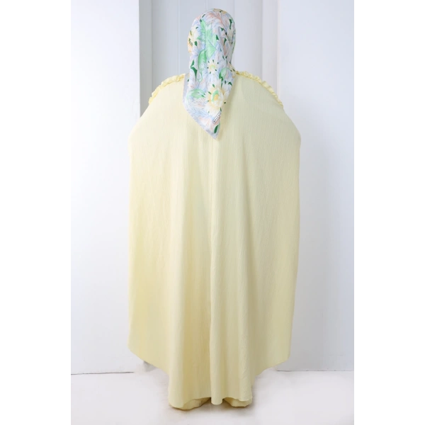 Fırfırlı Yarasakol Takım 8706 Sarı