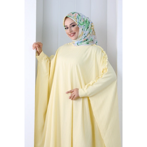 Fırfırlı Yarasakol Takım 8706 Sarı