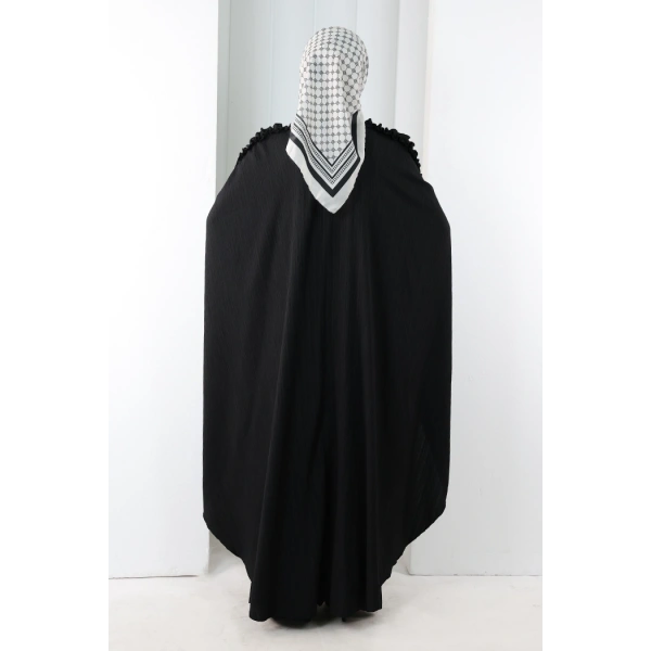 Fırfırlı Yarasakol Takım 8706 Siyah