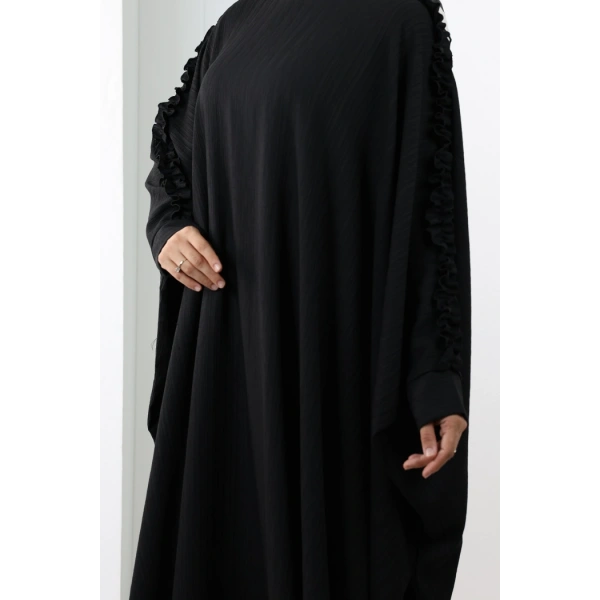 Fırfırlı Yarasakol Takım 8706 Siyah