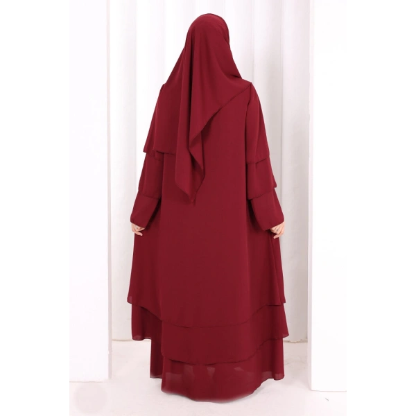Hac Umre Ferace ŞAL HEDİYE   7052 Bordo