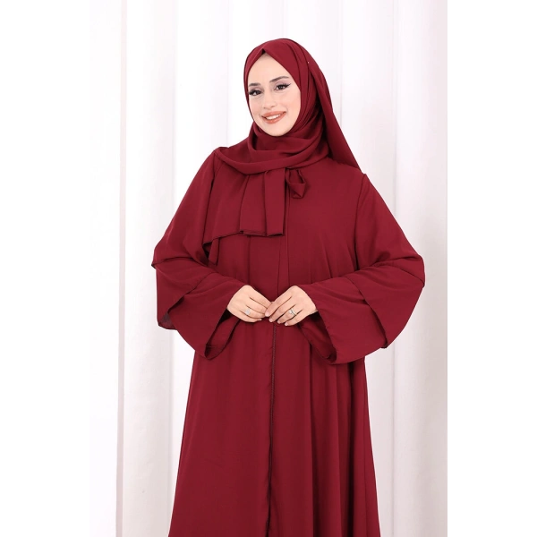 Hac Umre Ferace ŞAL HEDİYE   7052 Bordo