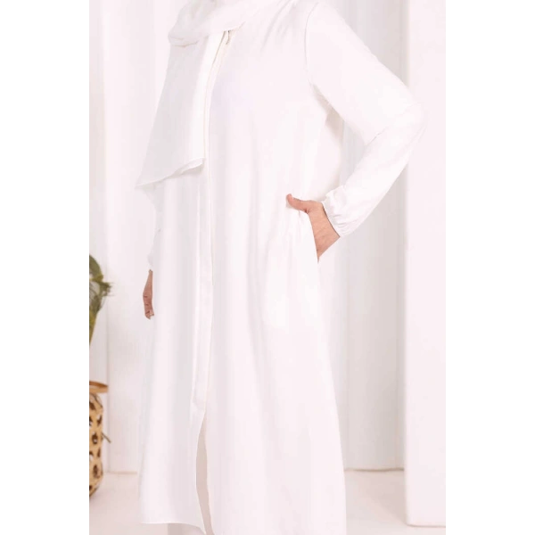 Hac Umre Tunik Pantolon Takım 8006 Ekru