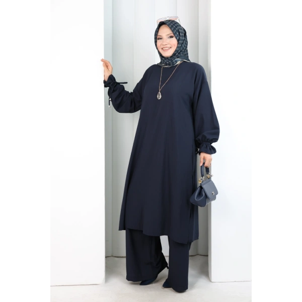 İkili Pantolonlu Takım 8029 Lacivert