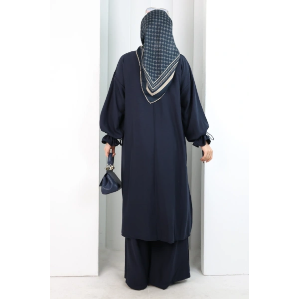 İkili Pantolonlu Takım 8029 Lacivert