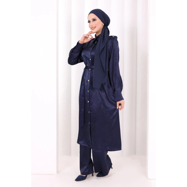 Kemerli İkili Takım 8024 Lacivert