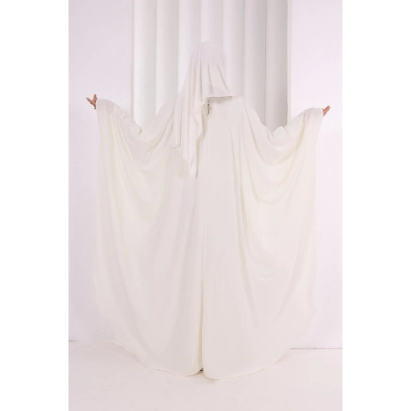 Kolyeli Tunik Pantolon Takım 8026 Ekru