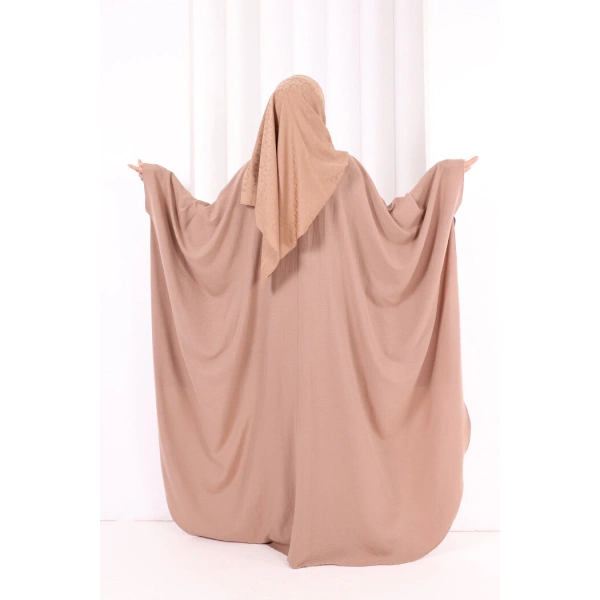 Kolyeli Tunik Pantolon Takım 8026 Somon