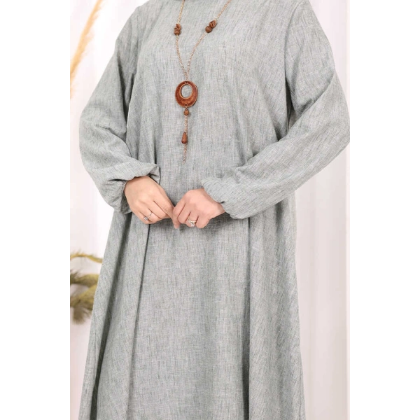 Kolyeli Tunik Pantolon Takım ŞAL HEDİYE! 8020 Mint