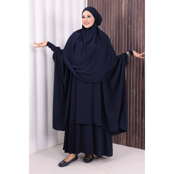 Sufleli Cilbab 6024 Lacivert