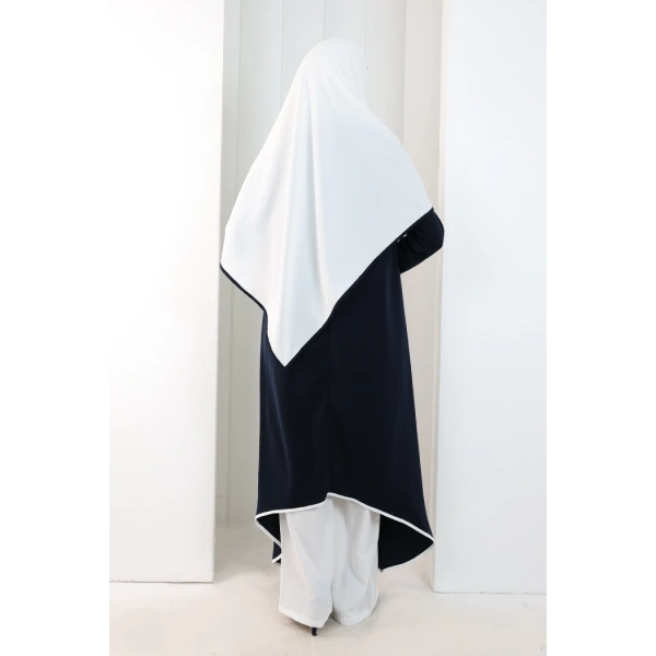 Tunik Şal ve Pantolon Üçlü Takım 8030 Lacivert
