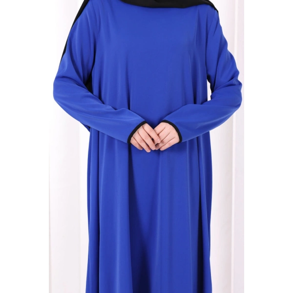 Tunik Şal ve Pantolon Üçlü Takım 8030 Saks