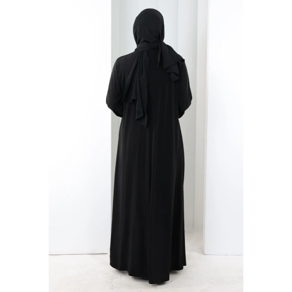 Uzun Hırkalı Üçlü Takım 8713 Siyah