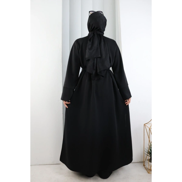 Uzun Hırkalı Üçlü Takım 8716 Siyah