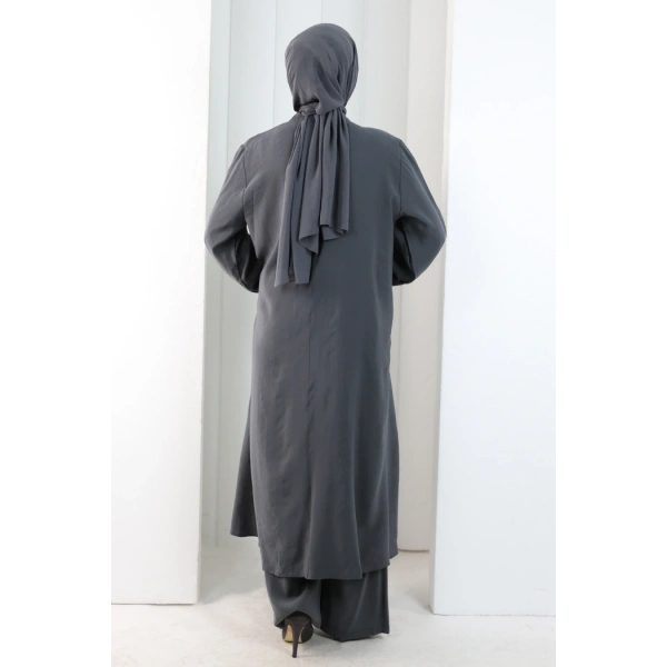 Yandan Bağlamalı İkili Takım 8019 Füme