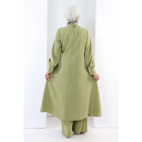 Yandan Bağlamalı İkili Takım 8019 Haki