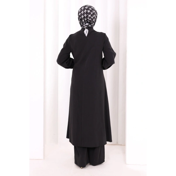 Yandan Bağlamalı İkili Takım 8019 Siyah