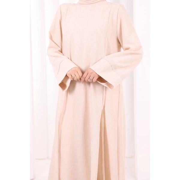 Yırtmaçlı Tunik Üçlü Takım 8035 Taş