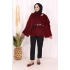 Atkı Detay Panço 70061 Bordo