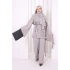 Çapraz Tunik Üçlü Takım 8037 Gri