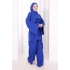 Çapraz Tunik Üçlü Takım 8037 Saks