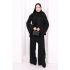 Çapraz Tunik Üçlü Takım 8037 Siyah