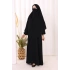 Dubai Sufleli Elbise Takım 6044 Siyah