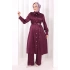 Kemerli İkili Takım 8024 Mürdüm