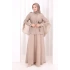 Kloş Etek Tunik Takım 8028 Vizon
